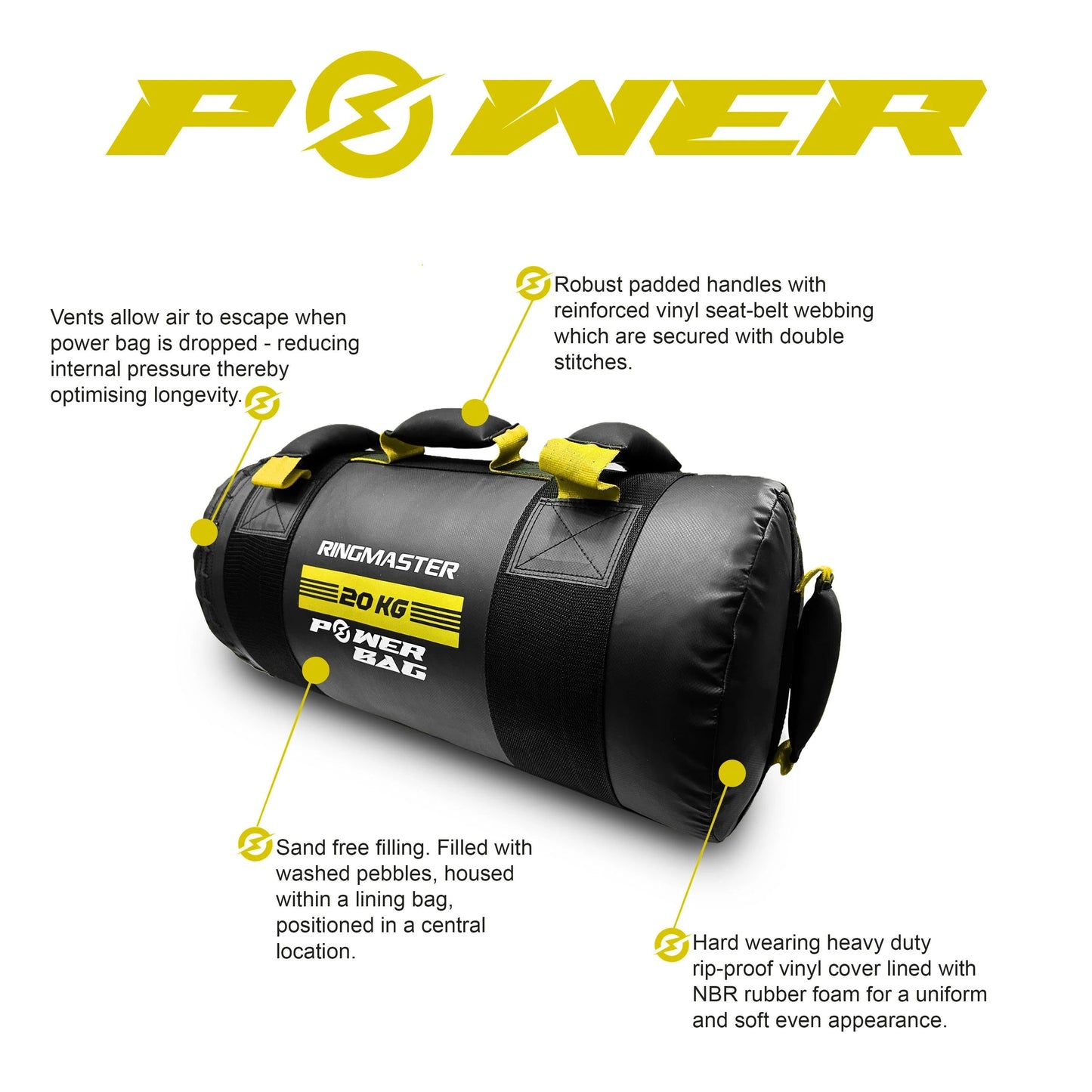 RingMaster Sports Fitness Power Series Core Bag 15KG