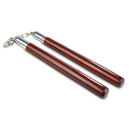 Classic Wooden Nunchuck Chain - 12" - NEW - 18+ Only